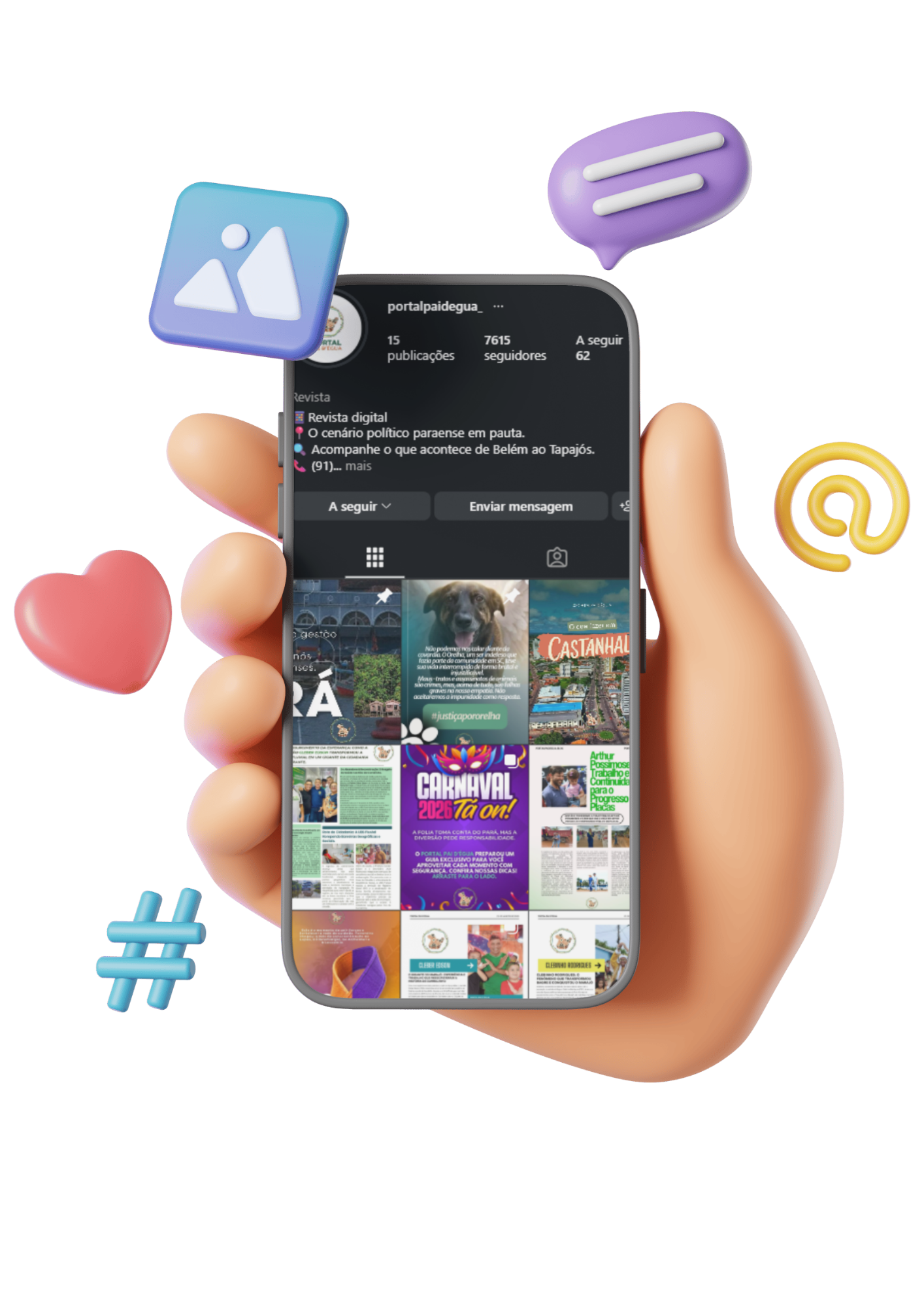 Portal Pai D'égua no Celular